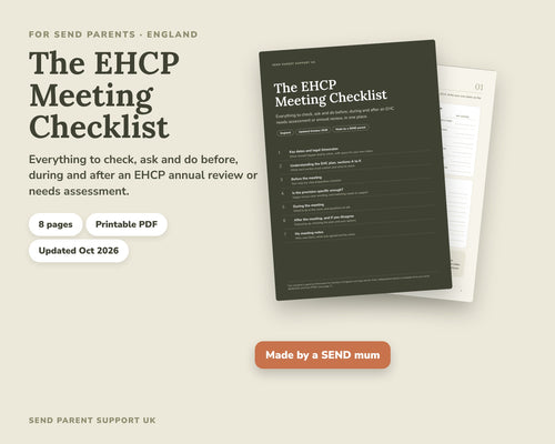 The EHCP Meeting Checklist cover